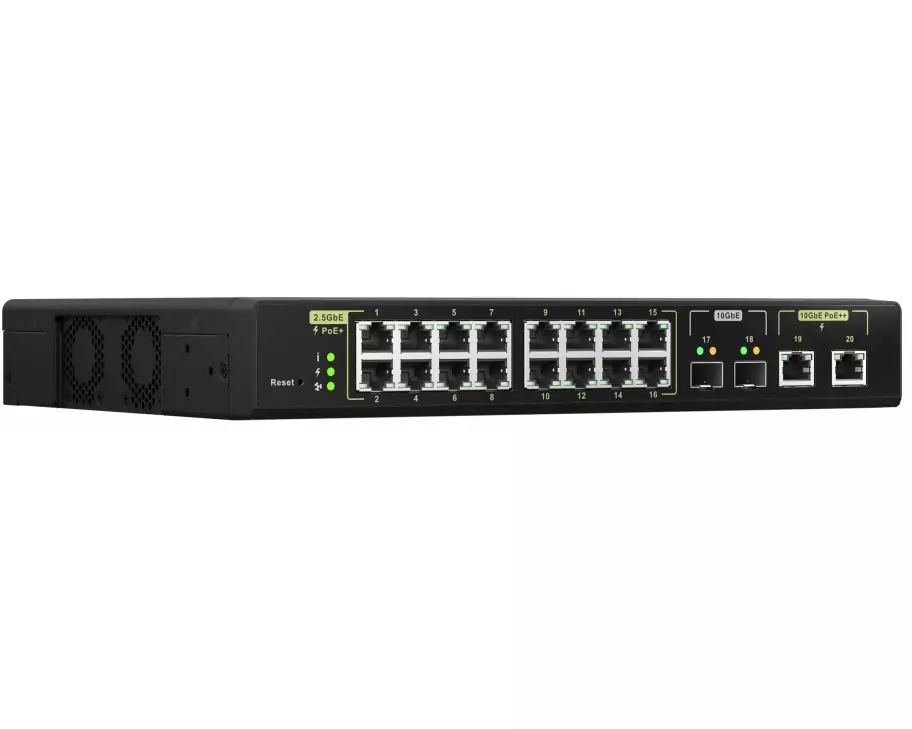 QNAP QSW-M2108-2S, 8port, 2.5Gbps, 2port, 10Gbps, SFP+, web managed switch