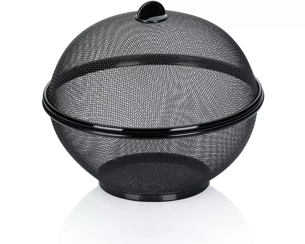 Kela Früchtekorb Como 26.5 cm, Schwarz