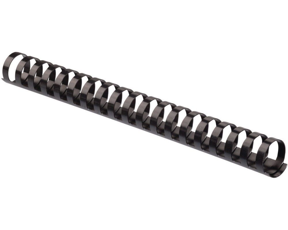 FELLOWES Plastikbinderücken 28mm 5348902 schwarz 50 Stück