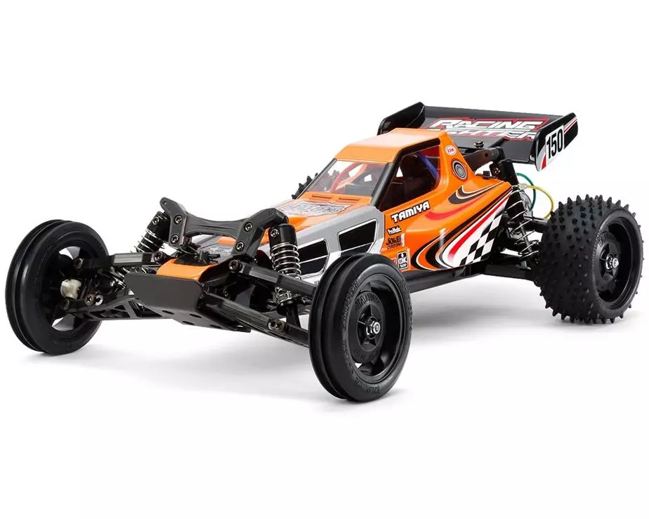 Tamiya Buggy Racing Fighter, DT-03, RWD Bausatz mit ESC, 1:10