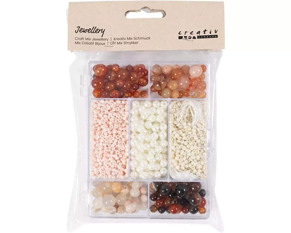 Creativ Company Perlen-Set Kristalle, Sortierte Farben