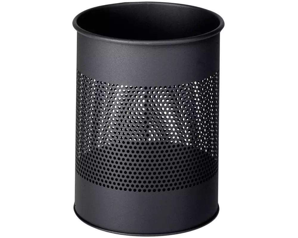 DURABLE Papierkorb 15 Liter, Anthrazit