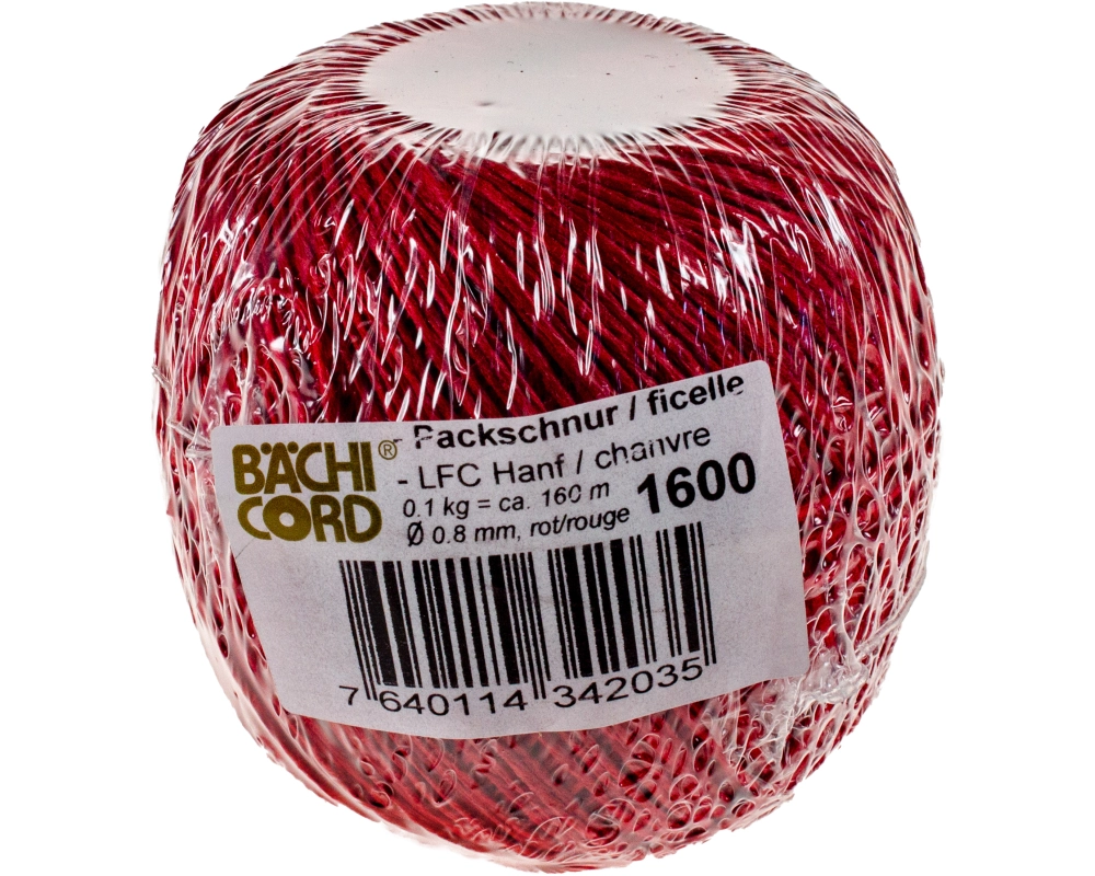 BAECHI Packschnur LFC rot 541016041 160m 0,8mm