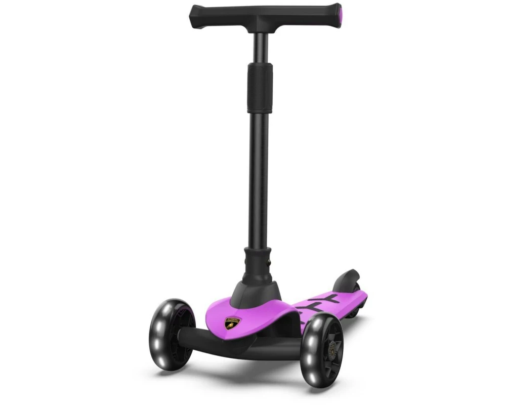 Kidiyana Scooter mit Leuchträdern, Aluminium, Polypropylen, Glasfaser