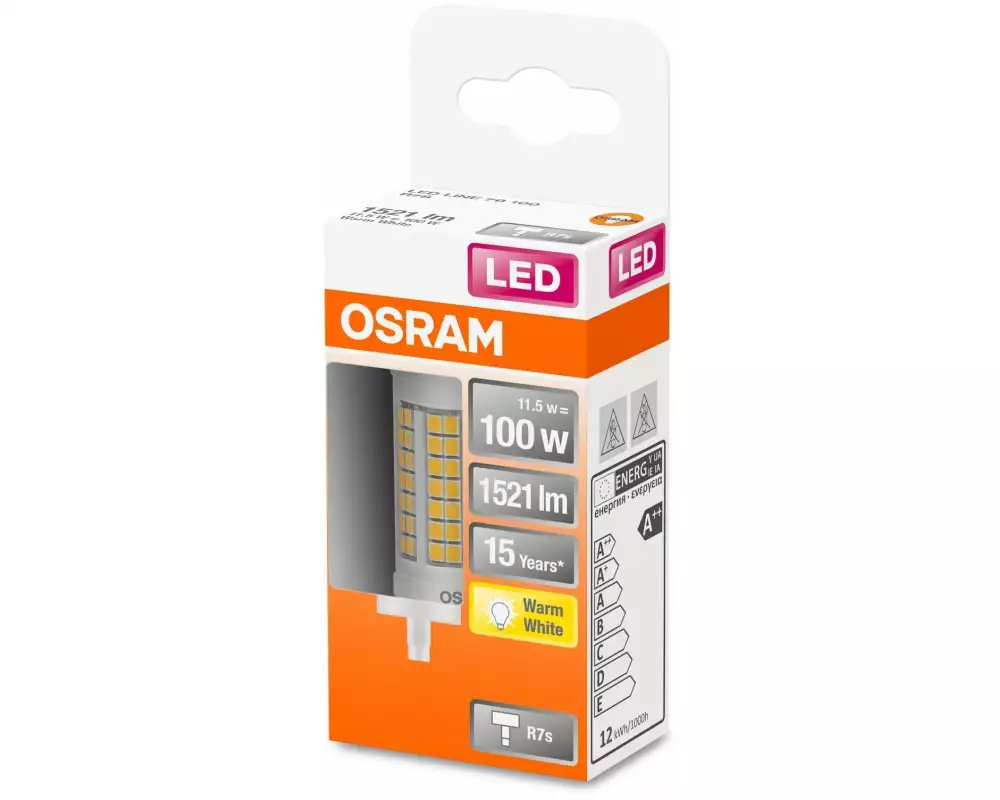 OSRAM Lampe Star Line 78, 11.5W, R7 s Warmweiss (WW)