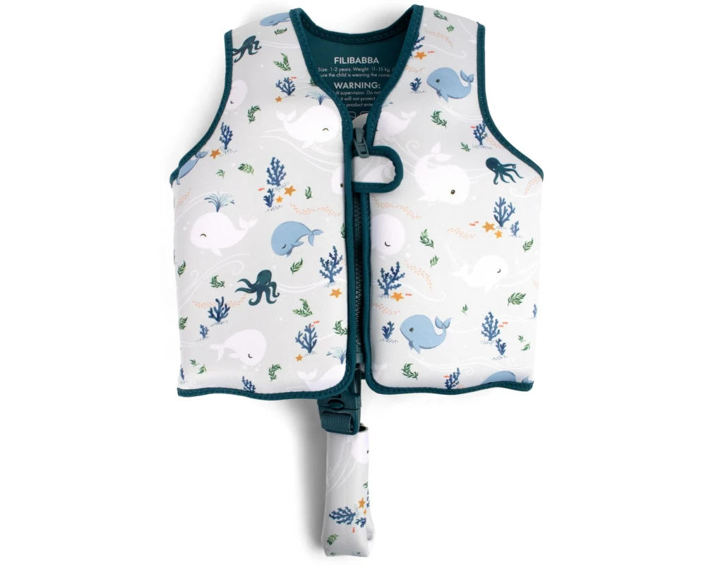 Filibabba Schwimmweste Christian's Whale Tales 1-2 Jahre