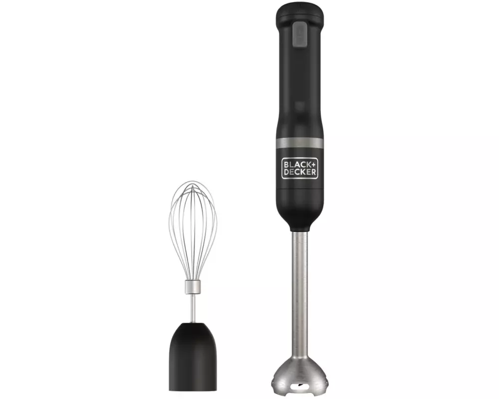 Black & Decker Stabmixer Kitchen Wand Schwarz, 2-teilig