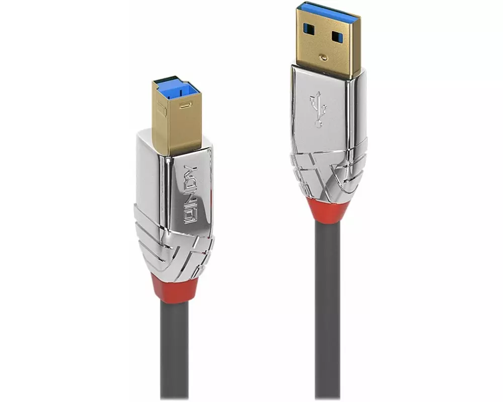 LINDY Cromo Line USB Cable, USB 3.1, USB/A-USB/B M-M, 3m