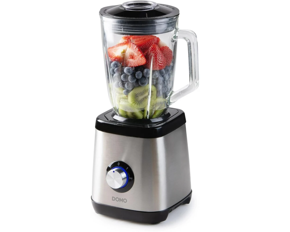 Domo Standmixer DO1133BL Schwarz/Silber