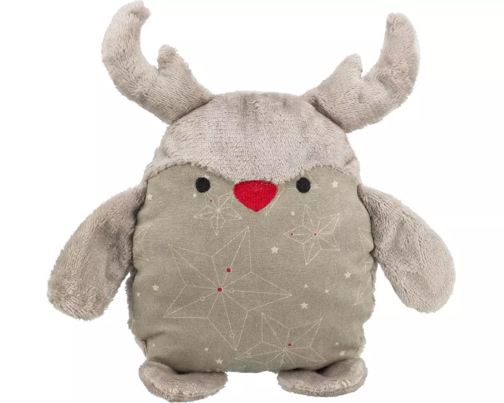 Trixie Hunde-Spielzeug Xmas Rentier, 30 cm, Grau