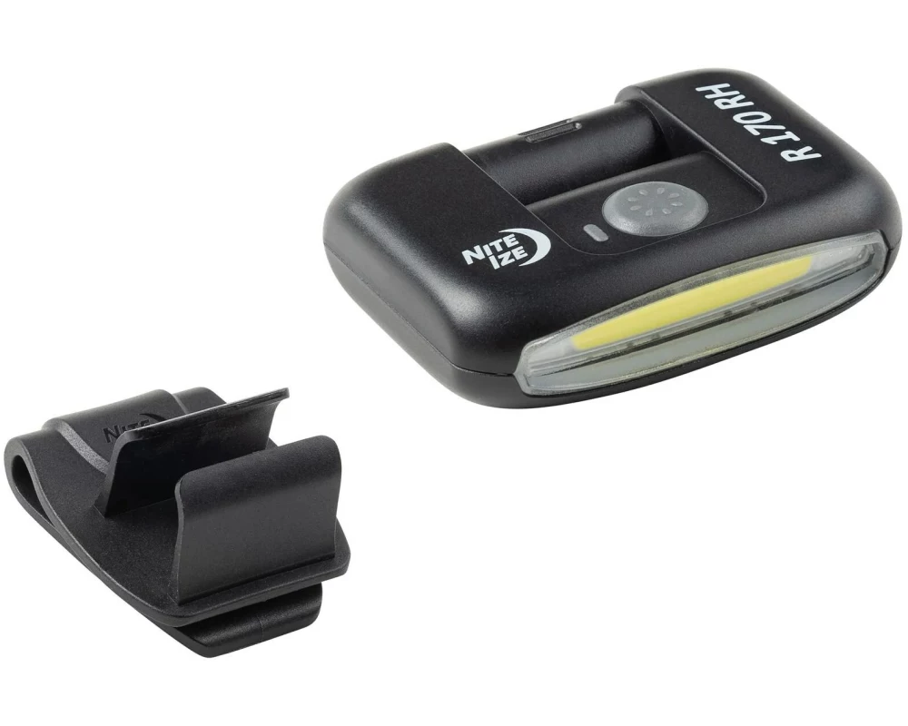 NITE IZE Radiant 170 Wiederaufladbare Clip-Leuchte Schwarz
