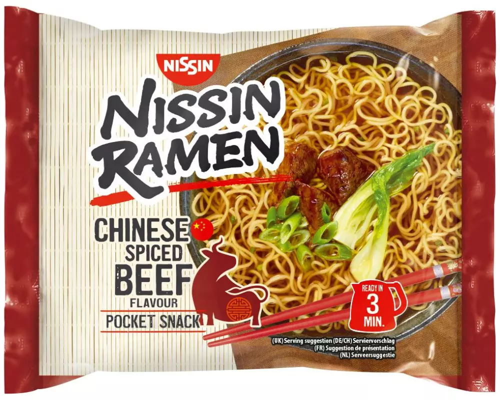 Nissin Food Ramen China Beef 10x 67 g