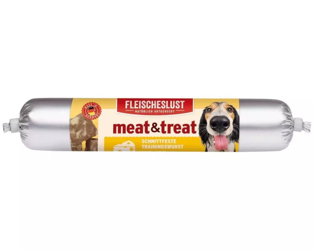Fleischeslust Leckerli Meat & Treat Singleshot Käsewurst, 80 g