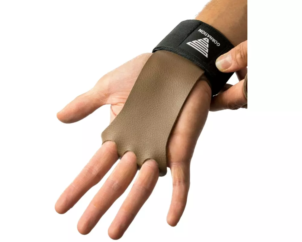 GORNATION Fitnesshandschuhe Workout Grips Leder, XL