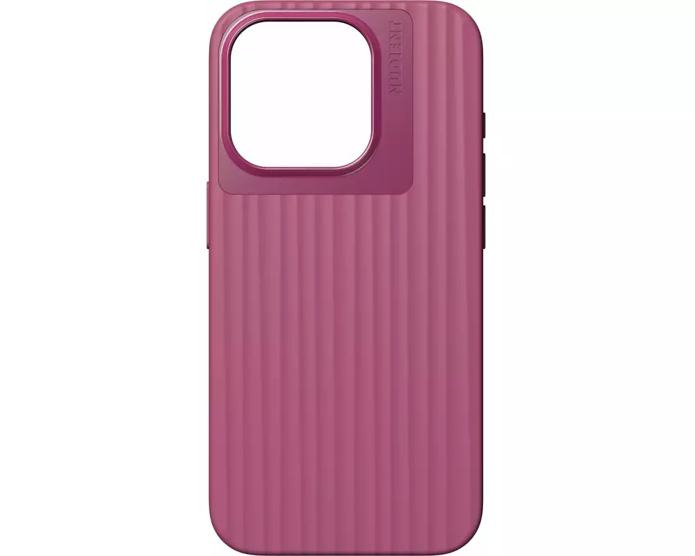 Nudient Back Cover Bold Case iPhone 15 Pro Deep Pink