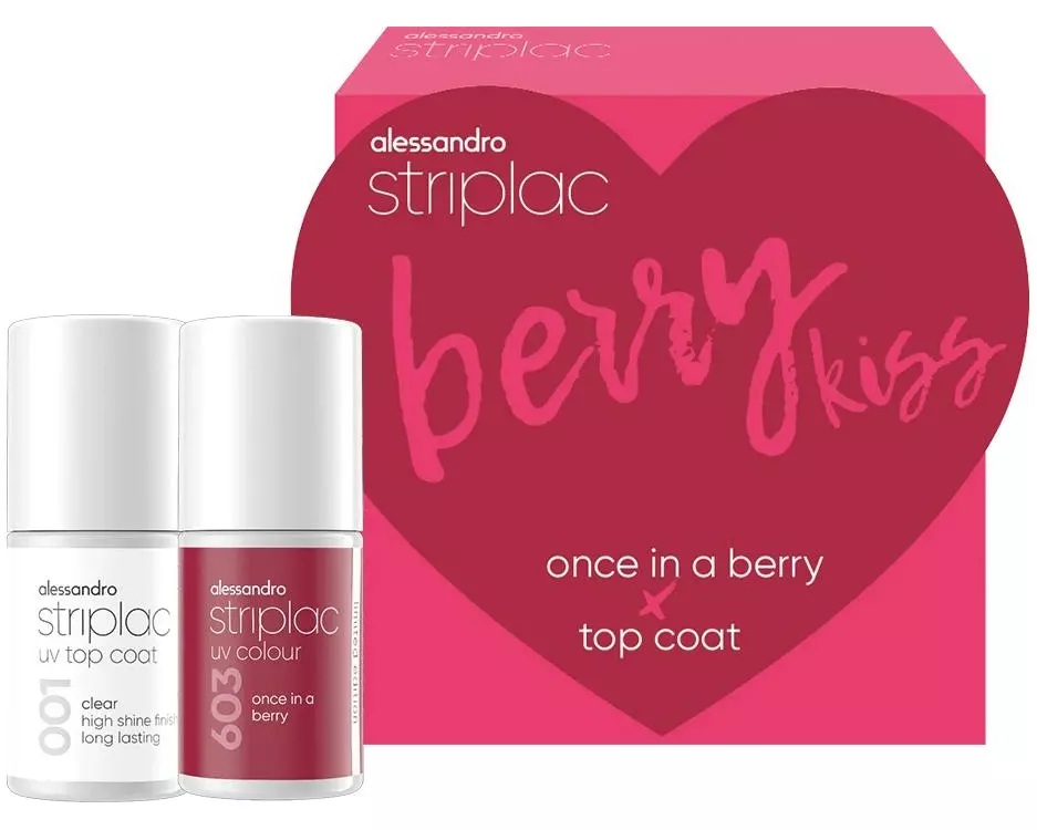 alessandro Geschenkset Striplac UV Set Berry Kiss
