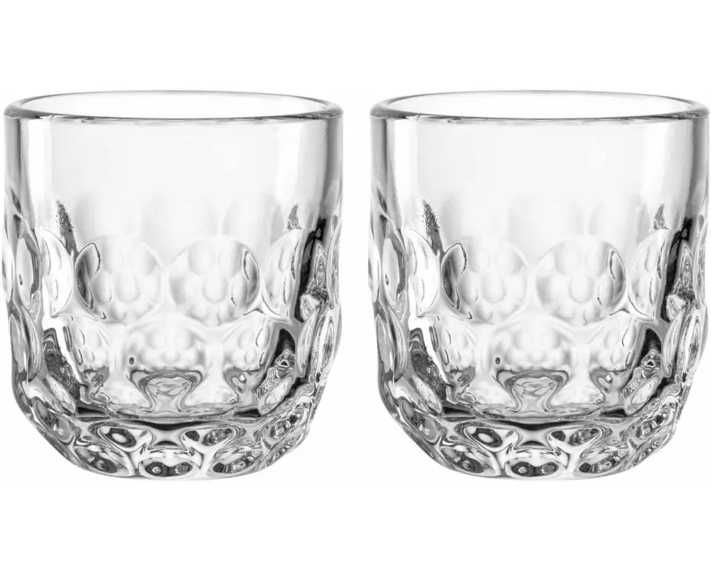 Leonardo Cappuccino Becher Gocce 1 60 ml, 2 Stück, Transparent