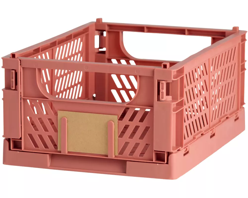 Schou Faltbox 33 x 24.5 x 15 cm, Rotbraun