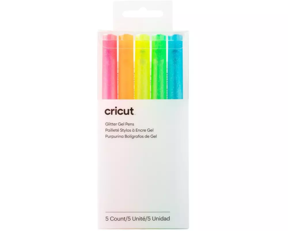 Cricut Stifteset Glitter Neon 5 Stück