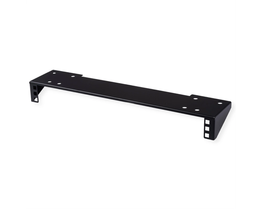 VALUE 19-Zoll-Wand-/Untertischhalterung, 1 HE, schwarz