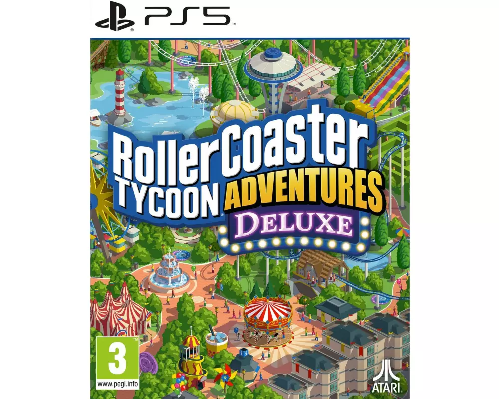 Atari Games RollerCoaster Tycoon Adventures Deluxe [PS5] (D) (Box)