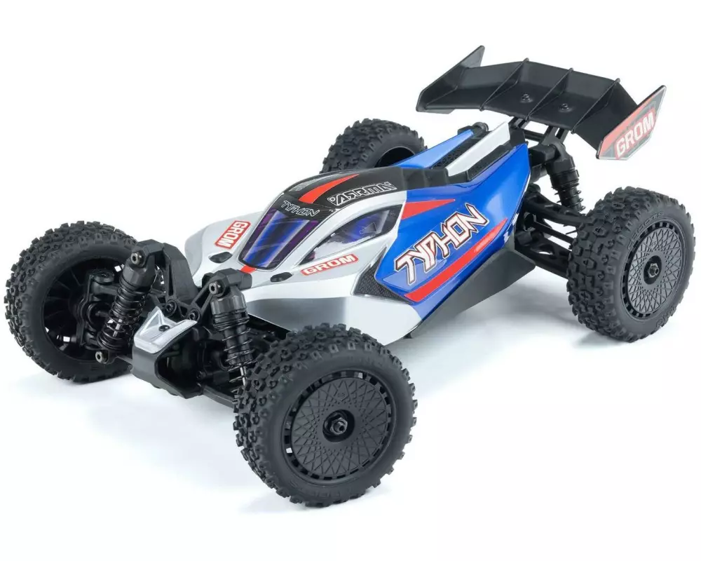 Arrma Buggy Typhon Grom Mega 380 Blau, RTR, 1:18