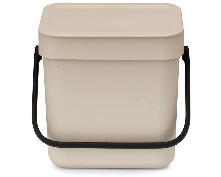 Brabantia Komposteimer Sort & Go 3 l, Beige