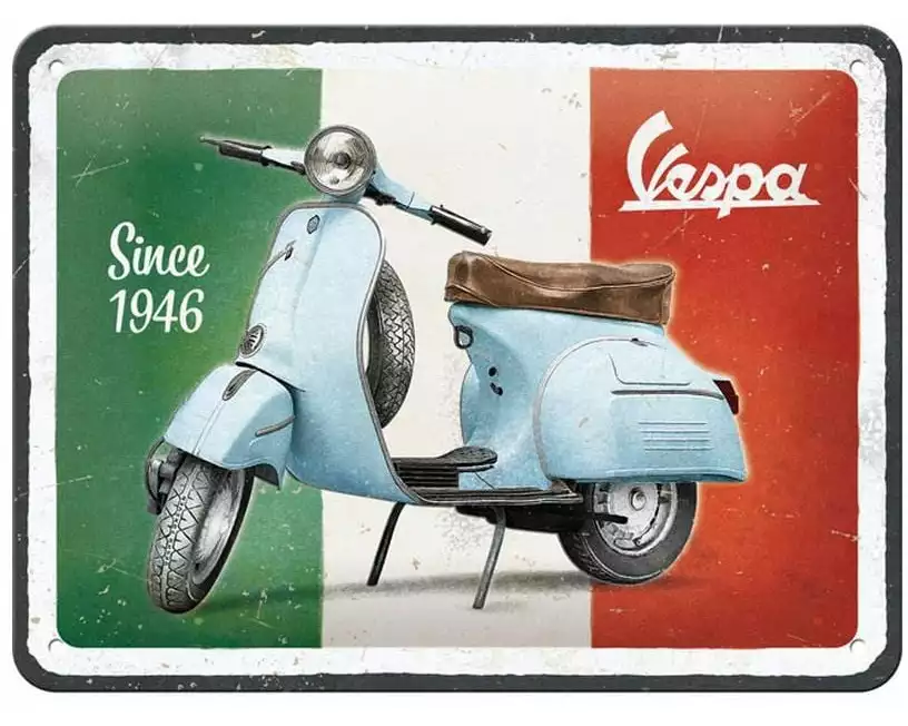 Nostalgic Art Schild Vespa Since 1946 15 x 20 cm, Metall