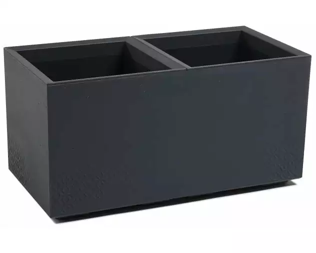 Neogard AG Pflanzentopf Karo Eco, 80 cm, Anthrazit