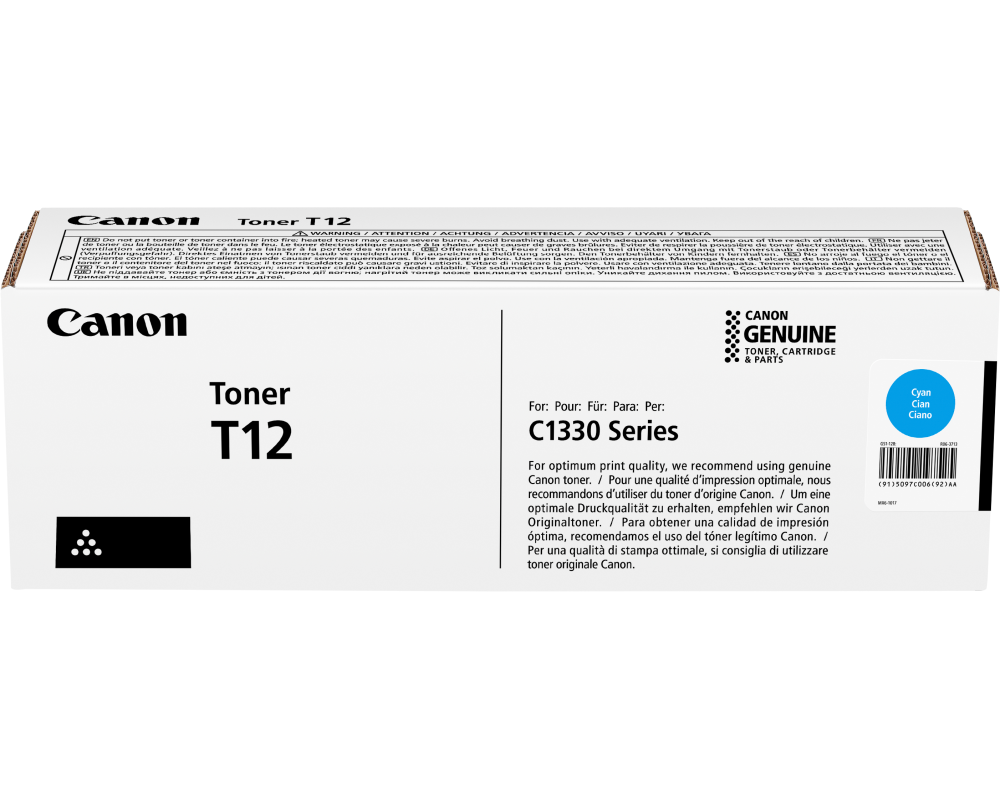 CANON Toner cyan T12-C i-SENSYS X C1333i 5'300 S.