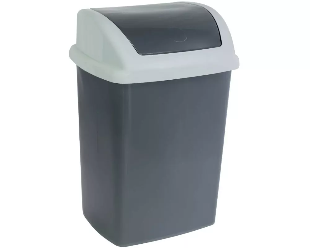 Maul Abfalleimer MAULswing 24 l, Dunkelgrau
