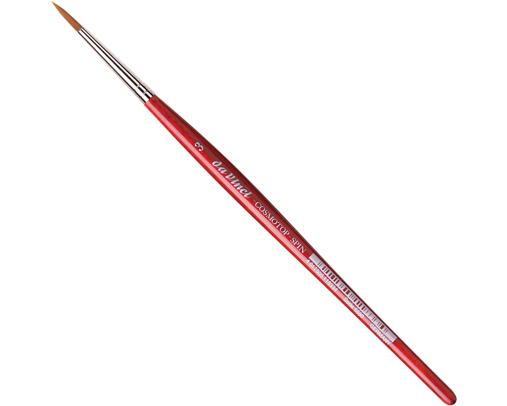 DA VINCI Rundpinsel Cosmotop Spin VA-5580_3 Grösse 3, Synthetik