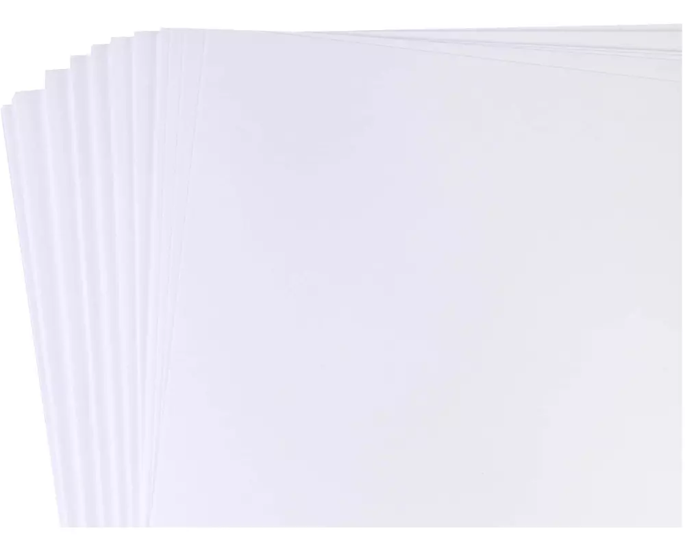 EROLA Einbanddeckel Pressspan A4, 350 g/m², 100 Stück, Weiss