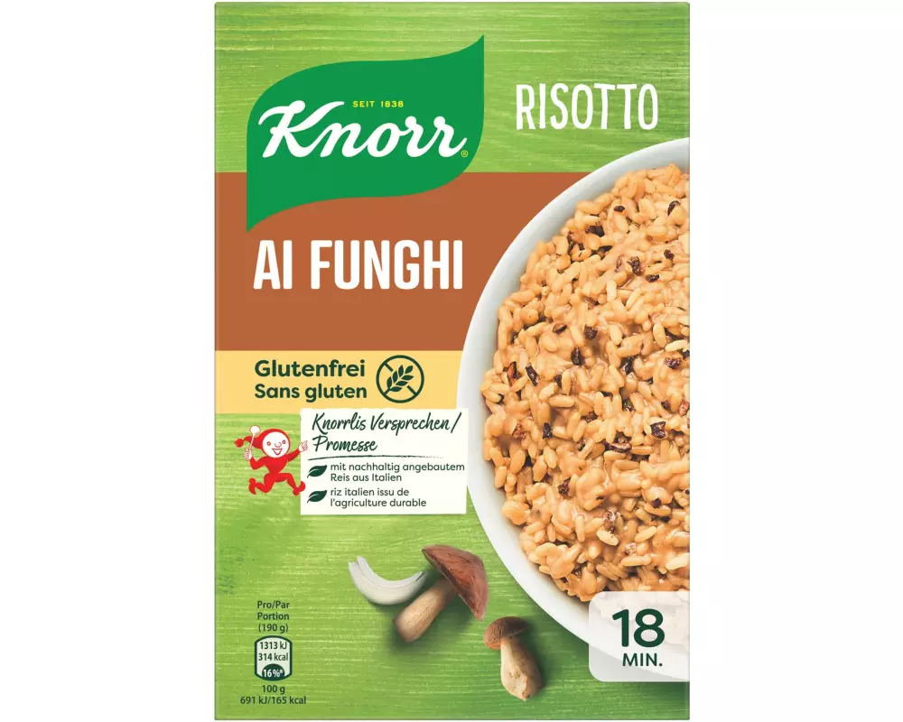 Knorr Risotto ai funghi mit Pilzen