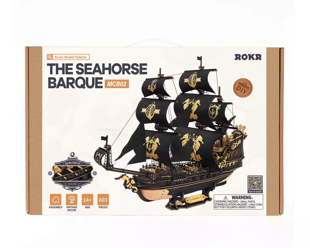 RoboTime Bausatz Seepferd Barke