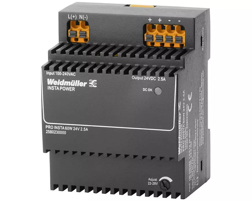 Weidmüller DIN-Schienennetzgerät PRO INSTA, 60 W, 24 V