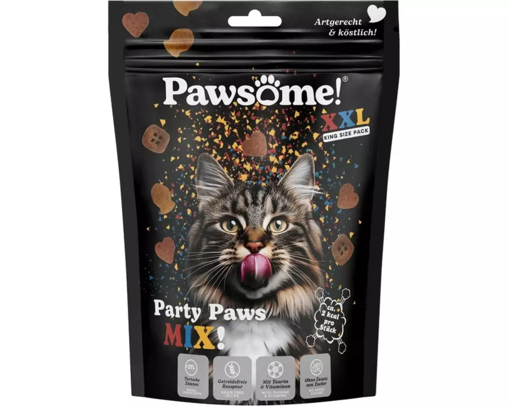 Pawsome Cat Crunchy Paws Party Mix 150 g