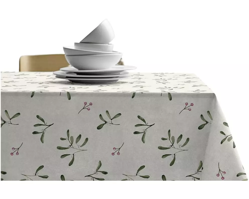 Södahl Tischtuchrolle Mistletoe, 140 x 350 cm, Nature