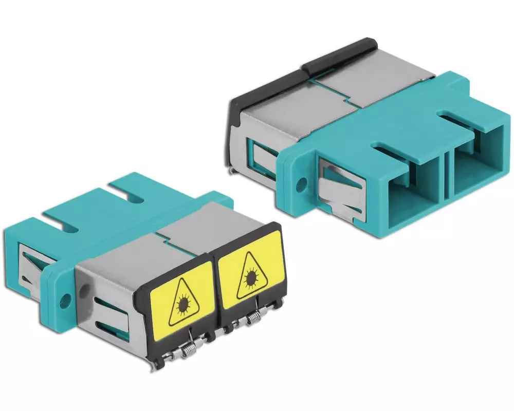 Delock LWL-Kupplung 1 Stück Multimode SC – SC, OM3, Duplex