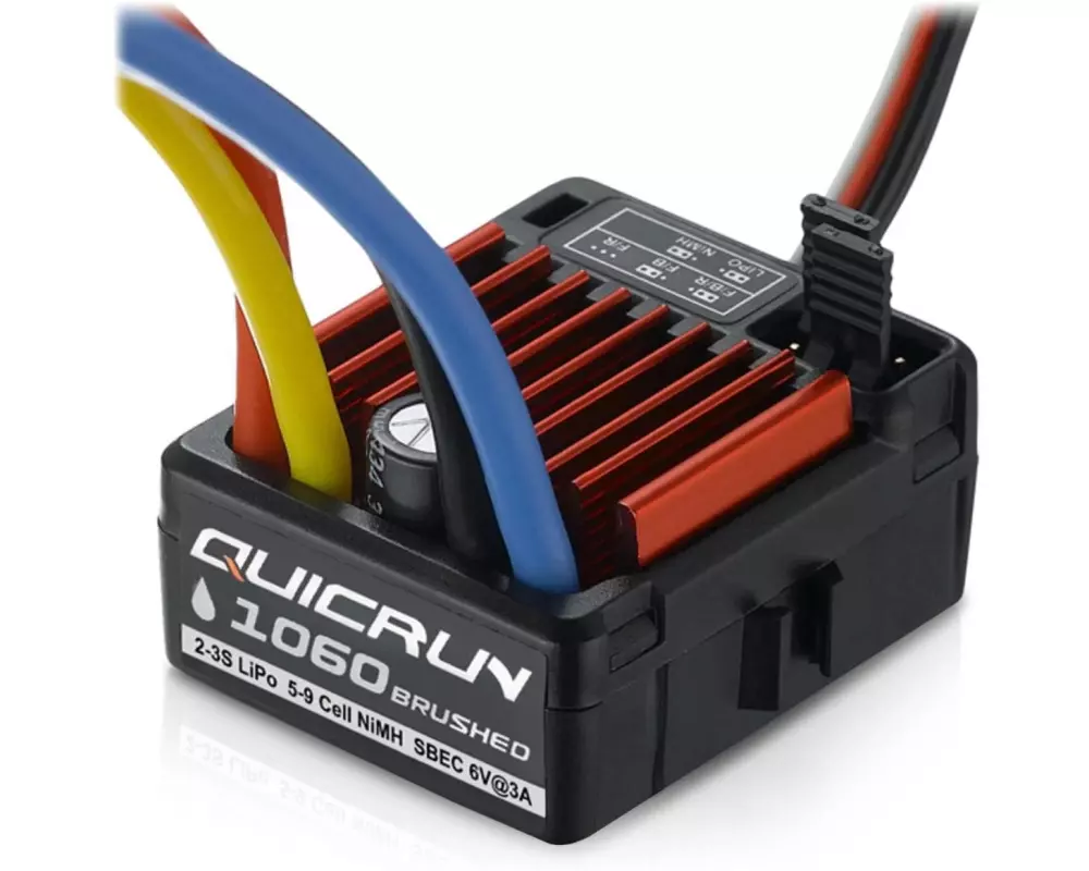 Hobbywing Brushed Regler QuicRun 1060 T-Stecker 60 A