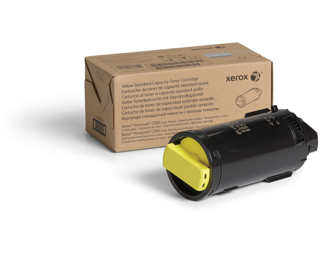 Xerox ® VersaLink® C500-Farbdrucker​/​C505-Farb-Multifunktionsdrucker Standardkapazität-Tonermodul Gelb (2400 Seiten) - 106R03861