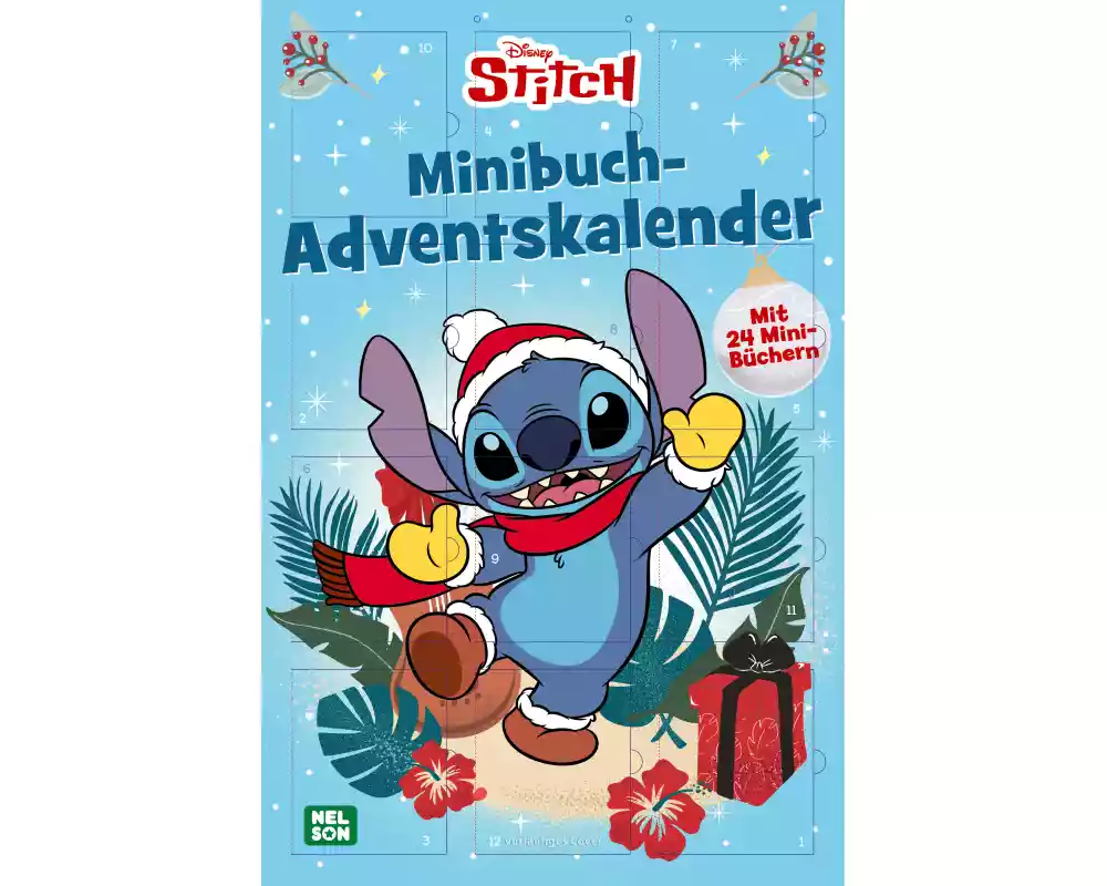 CARLSEN Adventskalender 513093 Stitch Minibücher