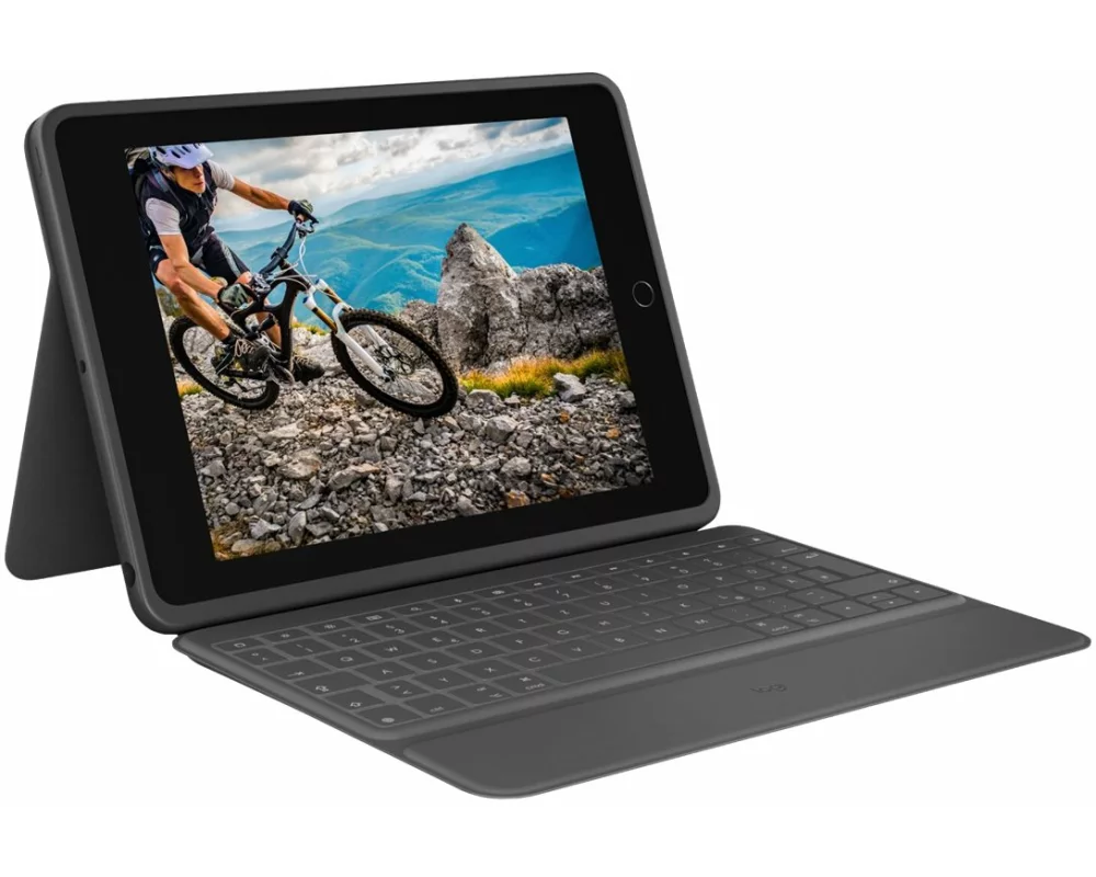 Logitech Rugged Folio, for iPad, 10th gen - OXFORD GREY - (US) - INTNL-973