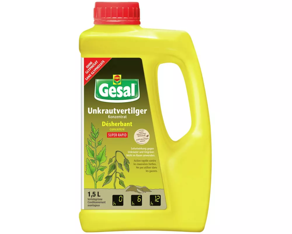 Gesal Unkrautvernichter Super-Rapid Konzentrat 1500 ml