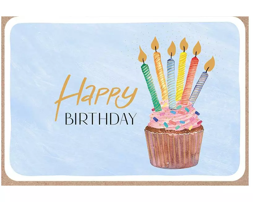 ABC Geburtstagskarte Happy Birthday B6