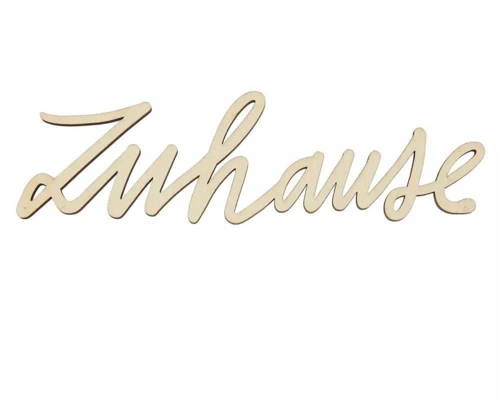 Rico Design Holzartikel Zuhause 27 x 9 cm, magnetisch