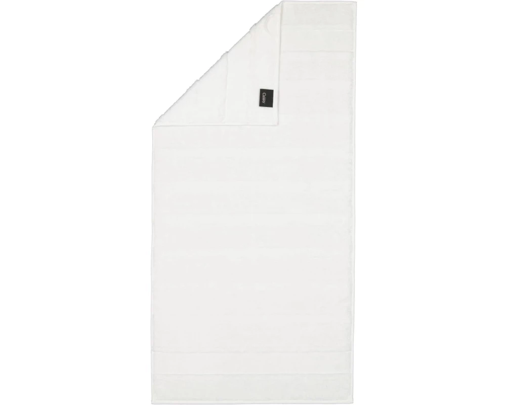Cawö Handtuch Noblesse 50 x 100 cm, Weiss