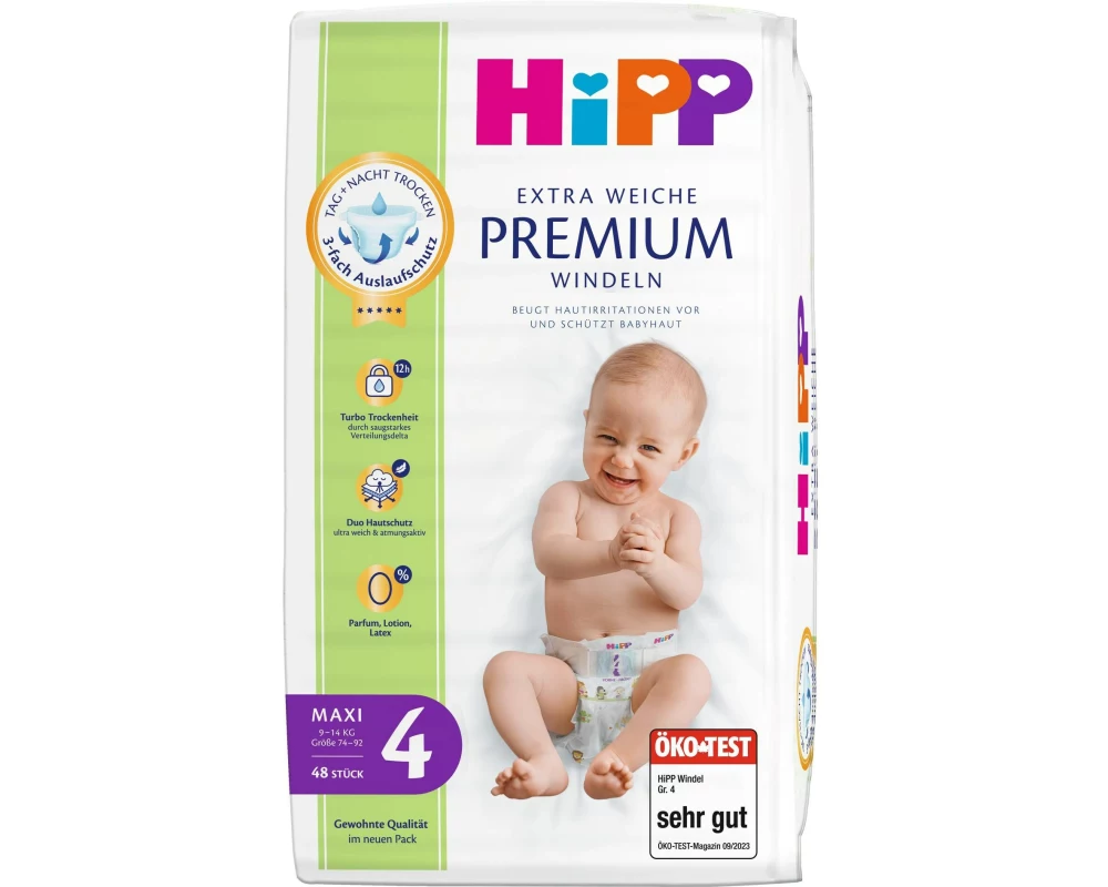 HIPP Windeln Babysanft Premium Grösse 4
