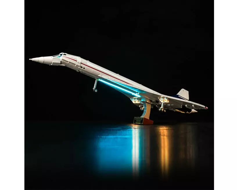 BrickBling LED-Licht-Set für LEGO Concorde (10318)