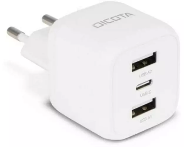 DICOTA USB-Wandladegerät 3-Port GaN 32 W